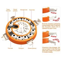 Large Dog Puzzle Toys, Dog Treat Feeding Toys Food Feeder Dispenser Level 3 2 1 Interactive Games For Large/Medium/Small Dogs Entertainment Toys 10 Large Dog Puzzle Toys, Dog Treat Feeding Toys Food Feeder Dispenser Level 3 2 1 Interactive Games For Large/Medium/Small Dogs Entertainment Toys -Dog Supply Store 51D4R5HFz4L