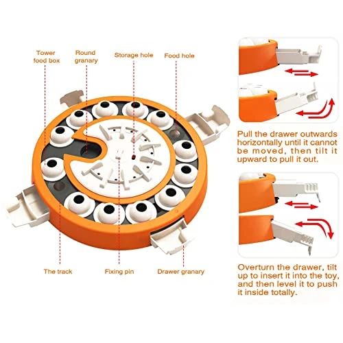 Large Dog Puzzle Toys, Dog Treat Feeding Toys Food Feeder Dispenser Level 3 2 1 Interactive Games For Large/Medium/Small Dogs Entertainment Toys 5 Large Dog Puzzle Toys, Dog Treat Feeding Toys Food Feeder Dispenser Level 3 2 1 Interactive Games For Large/Medium/Small Dogs Entertainment Toys - Image 3