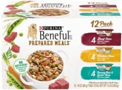 Purina Beneful Wet Dog Food Variety Pack, Medleys Tuscan, Romana & Mediterranean Style - (30) 3 Oz. Cans -Dog Supply Store 51DSzf95aUL. AC