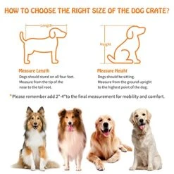 Dog Crate Furniture With Cushion,39" Large Wooden Dog Kennel Furniture With 2 Drawers,Left/Right Doors + Double Front Doors,for Medium Large Dogs,Dog Cage TV Stand Rustic Brown 39.4" L×23.6" W×40" H -Dog Supply Store 51DlOObfoFL