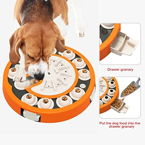 Large Dog Puzzle Toys, Dog Treat Feeding Toys Food Feeder Dispenser Level 3 2 1 Interactive Games For Large/Medium/Small Dogs Entertainment Toys 6 Large Dog Puzzle Toys, Dog Treat Feeding Toys Food Feeder Dispenser Level 3 2 1 Interactive Games For Large/Medium/Small Dogs Entertainment Toys - Image 4