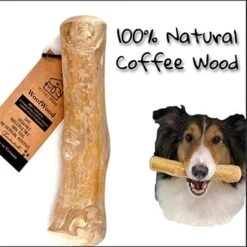 Pet Full House WoofWood Dog Chew Sticks, Safe, Natural & Healthy Chew Toys, Real Coffee Wood, Long Lasting, Durable Chewable Stick And Toy, Aggressive Chewers For Dogs, Dog Chew Bones, (Large) -Dog Supply Store 51DuJ4Q vL. AC 2