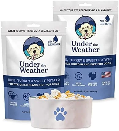 Under The Weather Easy To Digest Bland Diet For Sick Dogs - Contains Electrolytes - Gluten Free, All Natural, Freeze Dried 100% Human Grade Meats - Rice, Chicken & Pumpkin 14 Under The Weather Easy To Digest Bland Diet For Sick Dogs - Contains Electrolytes - Gluten Free, All Natural, Freeze Dried 100% Human Grade Meats - Rice, Chicken & Pumpkin - Image 12