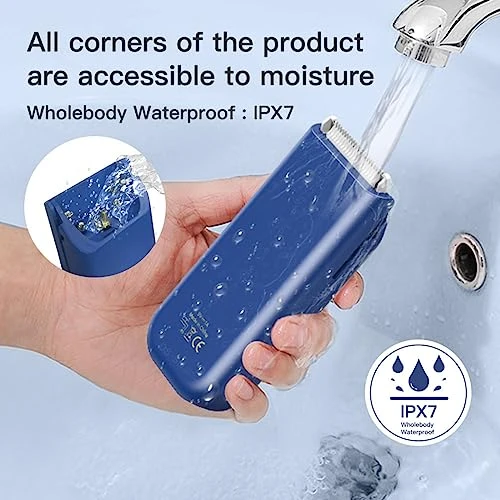 LEMULEGU Extra Safe High Speed Powerful Waterproof Mini Electric Pet Hair Grooming Trimmer Kits Rechargeable Cordless Hair Clippers For Cats And Dogs LGL100 Blue 6 LEMULEGU Extra Safe High Speed Powerful Waterproof Mini Electric Pet Hair Grooming Trimmer Kits Rechargeable Cordless Hair Clippers For Cats And Dogs LGL100 Blue - Image 4