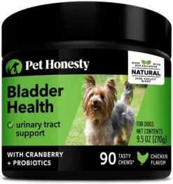 Pet Honesty Cranberry Bladder Health For Dogs – Contains Active Ingredients - Cranberry & D-Mannose To Help Support Dog Urinary Tract Health, Dog Bladder Support, & Kidney Support For Dogs (Bacon) -Dog Supply Store 51EJsCMpYL. AC