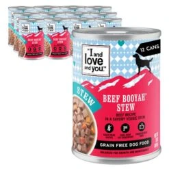I And Love And You Naked Essentials Wet Dog Food - Grain Free And Canned, Beef, 13-Ounce, Pack Of 12 Cans