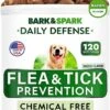 Flea And Tick Prevention For Dogs Chewable Tablets - All Natural Flea & Tick Chews - Flea Chewables Pills For Dogs - All Breeds And Ages - Made In USA - Bacon - 120 Treats 2 Flea And Tick Prevention For Dogs Chewable Tablets - All Natural Flea & Tick Chews - Flea Chewables Pills For Dogs - All Breeds And Ages - Made In USA - Bacon - 120 Treats -Dog Supply Store 51EbzQRSppL