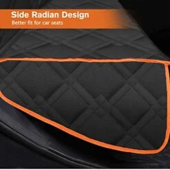 Furpezoo Dog Car Seat Cover For Back Seat (135x122cm), 100% Waterproof & Nonslip Car Weat Cover Bench With Side Flaps Protector, Pet Car Boot Liner Scratch Proof Back Seat, For Cars, Trucks & SUVs -Dog Supply Store 51F31rD8PvL