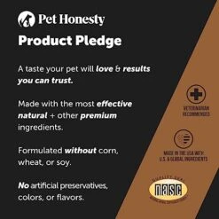 Pet Honesty Flea & Tick Support Supplement - Flea And Tick Soft Chew For Dogs, No Harsh Chemicals, Natural Way To Enjoy The Outdoors - Hickory Bacon (90 Count) -Dog Supply Store 51FAZuvjY9L