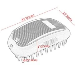 Kuntrona Pet Dog Cat Bath Brush Comb Comfortable Glove Hair Fur Grooming Cleaning Massage Dogs Cats Brush Pet Supplies Orange M -Dog Supply Store 51FJMbxIDfL