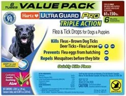 Hartz UltraGuard Pro Topical Flea & Tick Prevention For Dogs And Puppies, 31-60 Lbs 6 Monthly Treatments -Dog Supply Store 51FYaMS7mRL. AC