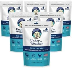 Under The Weather Easy To Digest Bland Diet For Sick Dogs - Contains Electrolytes - Gluten Free, All Natural, Freeze Dried 100% Human Grade Meats - Rice, Chicken & Pumpkin 26 Under The Weather Easy To Digest Bland Diet For Sick Dogs - Contains Electrolytes - Gluten Free, All Natural, Freeze Dried 100% Human Grade Meats - Rice, Chicken & Pumpkin -Dog Supply Store 51FwbfTTQfL. AC