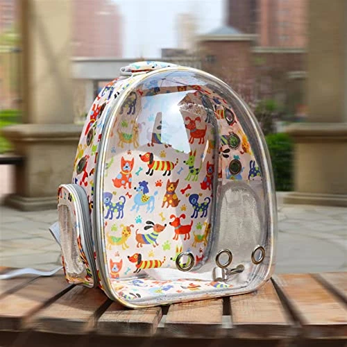 LEFEDA Cat Carrier Bags Cat Bag Breathable Portable Pet Carrier Bag Outdoor Travel Backpack For Cat Dog Transparent Pet Backpack Pet Backpack Carrier (Color : 2) 4 LEFEDA Cat Carrier Bags Cat Bag Breathable Portable Pet Carrier Bag Outdoor Travel Backpack For Cat Dog Transparent Pet Backpack Pet Backpack Carrier (Color : 2) - Image 2
