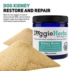 Kidney Revive - Doggie Kidney Health Healing Supplement By Doggie Herbs -Dog Supply Store 51G58JhA7uL