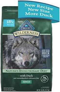 Blue Buffalo Wilderness High Protein Natural Adult Dry Dog Food Plus Wholesome Grains, Chicken 28 Lb Bag 20 Blue Buffalo Wilderness High Protein Natural Adult Dry Dog Food Plus Wholesome Grains, Chicken 28 Lb Bag -Dog Supply Store 51HEwnmuADL. AC