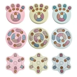 Vakitar Dog Treat Puzzle Interacive Cute Shape Slow Eating Dogs Food Puzzle Feeder Toys For Pet Dog(Claw Blue) -Dog Supply Store 51HTx777gVL