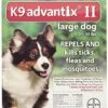 Advantix II Flea Drops,Tick Control K9 For 6-Month Dogs 21-55 Lbs (Red) 6 Doses