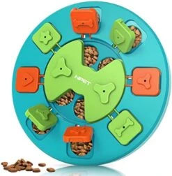 NPET Dog Puzzle Toy, Interactive Dog Toys For Small & Medium Dogs, Dog Enrichment Toys For Pet IQ Training & Mental Enrichment (Green, Level 1) 15 NPET Dog Puzzle Toy, Interactive Dog Toys For Small & Medium Dogs, Dog Enrichment Toys For Pet IQ Training & Mental Enrichment (Green, Level 1) -Dog Supply Store 51IFLJ7YkvL. AC