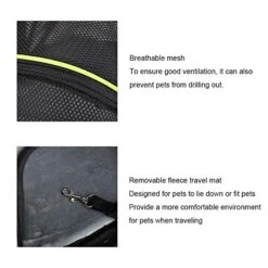 Pet Travel Bag, Dog Foldable Double Expandable Travel Tote Bag Food Container Multi-Function Oxford Fabric Pet Carrier Bag With Breathable Mesh -Dog Supply Store 51IdI0cBmDL