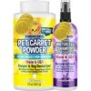 Bodhi Dog Pet Carpet Powder 20oz + Waterless Lavender Shampoo 8oz Bundle -Dog Supply Store 51KiXo2GKmL