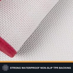 PURRUGS Dirt Trapper Door Mat 32" X 70", Non-Slip/Skid Machine Washable Entryway Rug, Dog Door Mat, Super Absorbent Welcome Mat For Muddy Wet Shoes And Paws, Burgundy Red 20 PURRUGS Dirt Trapper Door Mat 32" X 70", Non-Slip/Skid Machine Washable Entryway Rug, Dog Door Mat, Super Absorbent Welcome Mat For Muddy Wet Shoes And Paws, Burgundy Red -Dog Supply Store 51LXdT23aUL