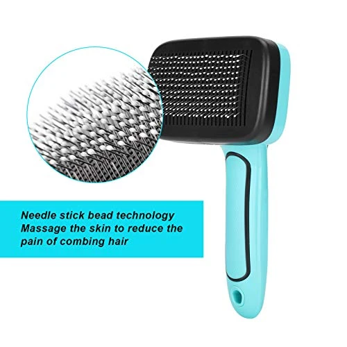 SAZAO Pet Removal Brush Pet Comb Retractable Slicker Dogs Cats Automatic Hair Removal 5 SAZAO Pet Removal Brush Pet Comb Retractable Slicker Dogs Cats Automatic Hair Removal - Image 3