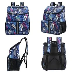 Dog Travel Backpack, Airline Approved Pet Supplies Backpack, Organizer With Poop Bag Dispenser, Multi Pocket, Waterproof Backpack With 2 Pet Food Containers For Camping, Hiking -Dog Supply Store 51MIdG5K1ZL