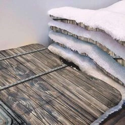 GENERIC Yellow Dog Bed Mat Breakfast Food Cartoon Like Image Puppy Dog Blanket Pet Blanket Small Dog Indoor Cat Kitten Fast Food Dessert 18" X 22" -Dog Supply Store 51MrKl4WAL. AC