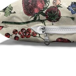 Ambesonne Vintage Pet Bed, Drawing Of Berry Fruits Tasty Vegetarian Food Organic Eating Garden Theme, Chew Resistant Pad For Dogs And Cats Cushion With Removable Cover, 24" X 39", Multicolor 9 Ambesonne Vintage Pet Bed, Drawing Of Berry Fruits Tasty Vegetarian Food Organic Eating Garden Theme, Chew Resistant Pad For Dogs And Cats Cushion With Removable Cover, 24" X 39", Multicolor -Dog Supply Store 51NBw3cCZzL