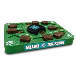 Pets First NFL Miami Dolphins Puzzle Toy, Puzzle Treat Dog Toy, Interactive Dog Treat Toy, Dog Puzzle -Dog Supply Store 51OeUjd1cPL