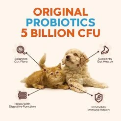 Pawspal Probiotics For Dogs And Cats, 5 Billion CFU, Veterinarian Formulated, Digestive & Immune Health, Gut Flora Balance, All Natural Probiotic Powder, Chicken Liver Flavor, 20 Sticks -Dog Supply Store 51PHqEhjlrL