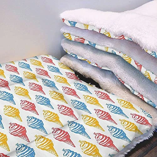 GENERIC Multicolor Self Heating Pet Pads Blanket Puppy's Pet Pad Ice Cream Cones 50s Time Colored Drawings Large Dog Bed Pad Pets Sleeping Bed Soft Warm Fluffy Kennel Pad Food Decor 22" X 28" 6 GENERIC Multicolor Self Heating Pet Pads Blanket Puppy's Pet Pad Ice Cream Cones 50s Time Colored Drawings Large Dog Bed Pad Pets Sleeping Bed Soft Warm Fluffy Kennel Pad Food Decor 22" X 28" - Image 4