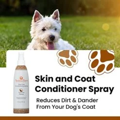 Aroma Paws Dog Coat Conditioning Spray - Pet-Friendly Detangler Spray With Natural Essential Oils For Dogs - Daily Dog Spray To Eliminate Odors And Knots - Coconut Papaya 4.5 Oz -Dog Supply Store 51PSilb0r4L