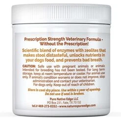 Nature's Pure Edge No Poop Eating For Dogs. Coprophagia Treatment. Digestive Enzyme With Breath Freshener. Stop Eating Poop For Dogs, Stool Eating Deterrent. Extra Large 230 Scoops In Each Jar. 8 Nature's Pure Edge No Poop Eating For Dogs. Coprophagia Treatment. Digestive Enzyme With Breath Freshener. Stop Eating Poop For Dogs, Stool Eating Deterrent. Extra Large 230 Scoops In Each Jar. -Dog Supply Store 51Q2k9IY25L