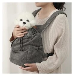 Cat Carrier Backpack For Small Dogs Pet Transport For Puppy Bag Dog Walking Bags Mini Cat Transporter Pet Bag Puppy Pet Carrier (Color : Gris)