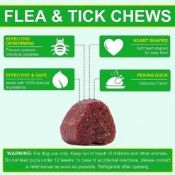 Flea & Tick Prevention For Dogs Chewable, Natural Flea And Tick Supplement For Dogs, 150 Flea And Tick Chews For Dogs, Oral Flea Pills For All Breeds And Ages Dogs -Dog Supply Store 51QN7jRKAQL