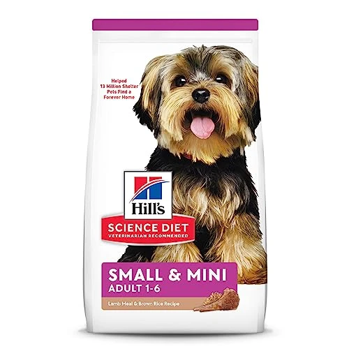Hill's Science Diet Dry Dog Food, Adult, Small Paws For Small Breed Dogs, Lamb Meal & Brown Rice, 4.5 Lb. Bag 3 Hill's Science Diet Dry Dog Food, Adult, Small Paws For Small Breed Dogs, Lamb Meal & Brown Rice, 4.5 Lb. Bag