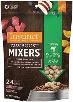 Instinct Raw Boost Mixers Freeze Dried Raw Dog Food Topper, Grain Free Freeze Dried Dog Food Topper 5.5 Ounce (Pack Of 1) -Dog Supply Store 51QfuWkNn1L. AC