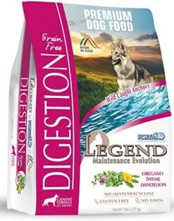 Forza10 Legend Digestion Dry Grain Free Dog Food, Sensitive Stomach Dog Food With Curative Herbs, 5 Pounds, Premium Quality Wild Caught Anchovy Flavor, For Adult Dogs, All Breeds -Dog Supply Store 51RBRsVBopL. AC