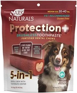 Ark Naturals Protection+ Brushless Toothpaste, Dog Dental Chews For Small Breeds, Prevents Plaque & Tartar, Freshens Breath, 12oz, 1 Pack 16 Ark Naturals Protection+ Brushless Toothpaste, Dog Dental Chews For Small Breeds, Prevents Plaque & Tartar, Freshens Breath, 12oz, 1 Pack -Dog Supply Store 51RCpP 2dEL. AC
