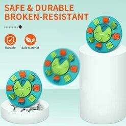 NPET Dog Puzzle Toy, Interactive Dog Toys For Small & Medium Dogs, Dog Enrichment Toys For Pet IQ Training & Mental Enrichment (Green, Level 1) 13 NPET Dog Puzzle Toy, Interactive Dog Toys For Small & Medium Dogs, Dog Enrichment Toys For Pet IQ Training & Mental Enrichment (Green, Level 1) -Dog Supply Store 51SM81DmDdL