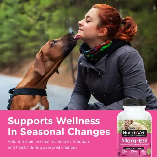 Nutri-Vet Allerg-Eze Chewables For Dogs - Formulated Antioxidants And Omega-3 Acids - Supports Respiratory And Skin Health - 60 Chewables 5 Nutri-Vet Allerg-Eze Chewables For Dogs - Formulated Antioxidants And Omega-3 Acids - Supports Respiratory And Skin Health - 60 Chewables - Image 3