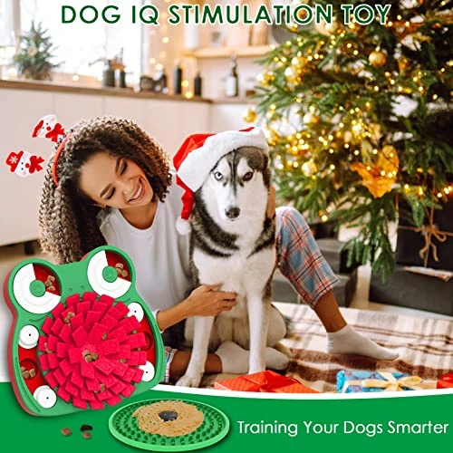 Lalolee Dog Puzzle Toys, 3-in-1 Dog Puzzles With Licking Pad And Slow Food, Stress Relief Interactive Dog Toy For Feeding (Green) 7 Lalolee Dog Puzzle Toys, 3-in-1 Dog Puzzles With Licking Pad And Slow Food, Stress Relief Interactive Dog Toy For Feeding (Green) - Image 5