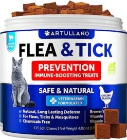 Flea And Tick Prevention For Dogs Chewables - Made In USA - Natural Flea And Tick Supplement For Dogs - Oral Flea Pills For Dogs - Pest Defense - All Breeds And Ages -Dog Supply Store 51TjQZBq8qL. AC