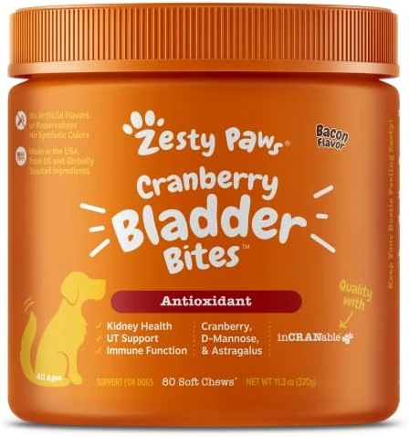 Cranberry Soft Chews For Dogs - Kidney, Bladder & Urinary Tract Wellness Supplement - With D Mannose & Organic Astragalus + Antioxidants - Immune System Support - Bacon Flavor - 80 Count 9 Cranberry Soft Chews For Dogs - Kidney, Bladder & Urinary Tract Wellness Supplement - With D Mannose & Organic Astragalus + Antioxidants - Immune System Support - Bacon Flavor - 80 Count - Image 7