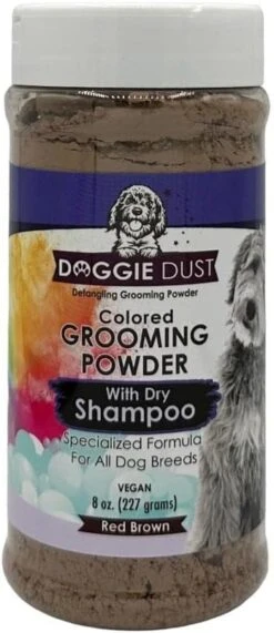 Doggie Dust Colored Grooming Powder With Dry Shampoo For Easy Brushing Of Dog Mats And Tangles, White 8oz -Dog Supply Store 51U6mr0zwL. AC