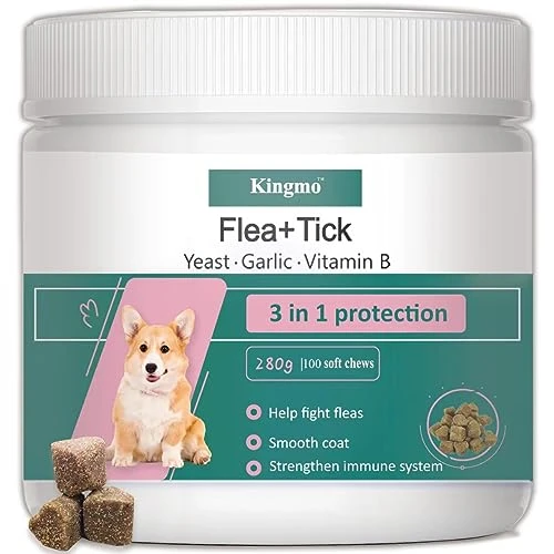 Flea And Tick Prevention For Dogs Chewable Tablets, Natural Oral Flea Tick Supplement, Heartworm Treatment Soft Chew For Small Dog Puppies, Mosquito Control Pest Treat, All Breeds Ages, 100 Count 3 Flea And Tick Prevention For Dogs Chewable Tablets, Natural Oral Flea Tick Supplement, Heartworm Treatment Soft Chew For Small Dog Puppies, Mosquito Control Pest Treat, All Breeds Ages, 100 Count