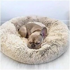 YangYan Dropship Faux Fur Dog Beds Orthopedic Donut Cat Pet Bed For Dropship Cama Perro Dogs - Self Warming Indoor Round Pillow Cuddler (Color : Gloves, Size : 40cm) -Dog Supply Store 51UjOJIkkQL. AC 1
