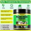 Flea And Tick Prevention For Dogs Chewable Pills, Natural Flea And Tick Supplement -Flea & Tick Control, 150 Tablets Oral Flea Pills For Small Medium And Large Dogs