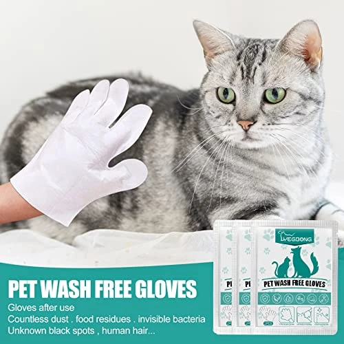 Pet Gloves For Cats And Dogs Bathing And Grooming Easy To Use Just Gently Dry Ideal Pet Wipes3ml Pet Supplies For Dogs Bowls With Storage (B, One Size) 7 Pet Gloves For Cats And Dogs Bathing And Grooming Easy To Use Just Gently Dry Ideal Pet Wipes3ml Pet Supplies For Dogs Bowls With Storage (B, One Size) - Image 5